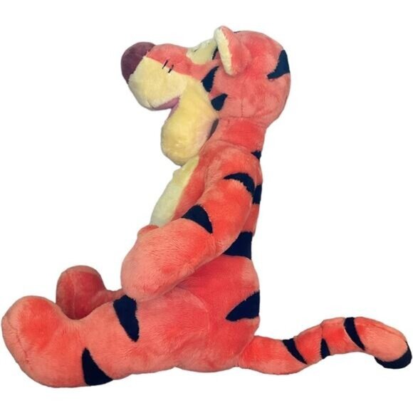 Disney Store Original Tigger Plush Stuffed Animal 18" Tall Orange Black Striped - Picture 7 of 9